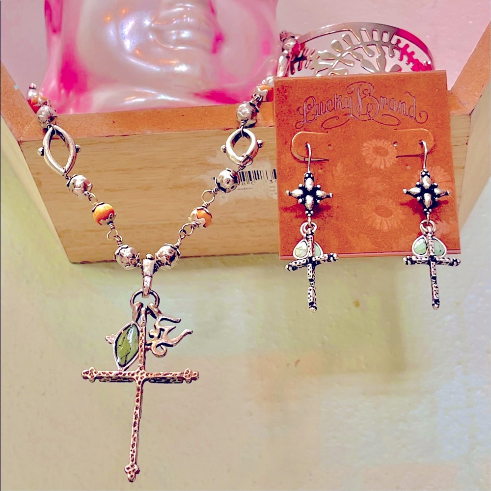 Lucky Brand SET (Necklace and Earring)